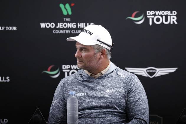 October 21, 2026, Cheonan, Chungnam, SOUTH KOREA: Oct 22, 2026-Cheonan, South Korea-Ryan FOX of New Zealand attend the media conference during an DP world Tour Genesis Championship at Woo Jeong Hills CC in Cheon, South Korea. Cheonan SOUTH KOREA - ZUMAr168 20261021_aap_r168_007 Copyright: xRyuxSeung-Ilx