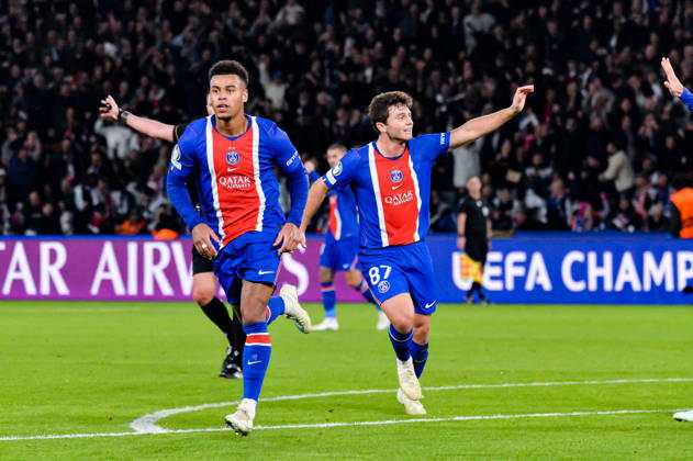Joie des joueurs du Paris SG aprés le but de Desire Doue (Paris SG) - Match de Ligue Des Champions 2026-2027 (LDC) PSG - Barcelone (4-2) au Parc des Princes à Paris, le 20 octobre 2026. 2026-2027 Champions League (UCL) match: PSG vs. Barcelona (4–2) at the Parc des Princes in Paris, October 20, 2026. Paris France Copyright: xMichaelxBaucherx xPsnewZx xBestimagexMichaelxBaucherx xPsnewZx xBestimagex