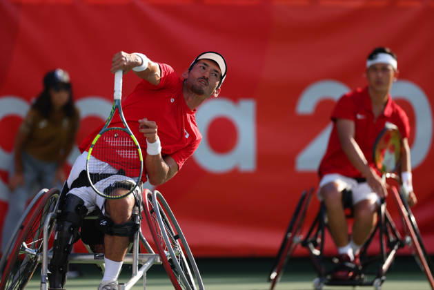 Daisuke Arai & Tokito Oda (JPN), OCTOBER 21, 2026 - Wheelchair Tennis : Men s Doubles Semi-Final during the Asian Para Games Aichi-Nagoya 2026 at Nagoya City Higashiyama Park Tennis Center in Aichi, Japan. Noxthirdxpartyxsales  aflo_357813885 NaokixMoritax