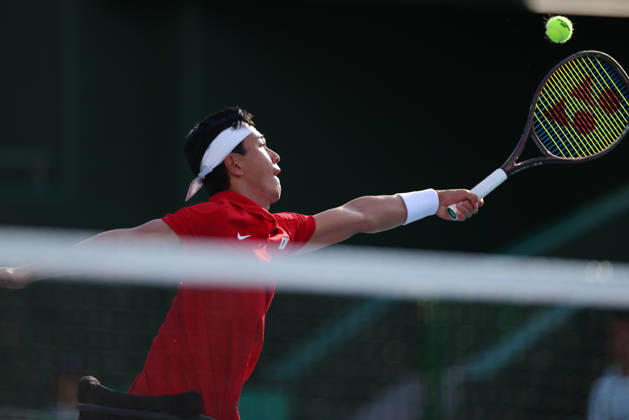 Tokito Oda (JPN), OCTOBER 21, 2026 - Wheelchair Tennis : Men s Doubles Semi-Final during the Asian Para Games Aichi-Nagoya 2026 at Nagoya City Higashiyama Park Tennis Center in Aichi, Japan. Noxthirdxpartyxsales  aflo_357813886 NaokixMoritax