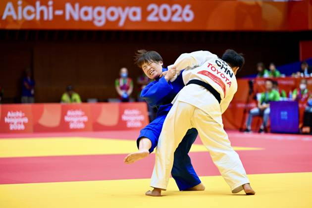 (L-R) Kazusa Ogawa (JPN), WANG yue (CHN), OCTOBER 21, 2026 - Para Judo : Women s J2 -70kg Final during the Asian Para Games Aichi-Nagoya 2026 at Aichi Prefectural Martial Arts Hall in Aichi, Japan. Noxthirdxpartyxsales  aflo_357824635 KenjiroxMatsuox