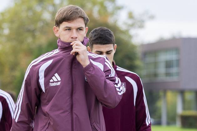 RSC Anderlecht open training 21 10 NEERPEDE, BELGIUM - OCTOBER 21 : Players of RSC Anderlecht during an open training pictured on October 21, 2026 in Neerpede, Belgium, 21 10 2026 Neerpede Belgium  Copyright: xXpix