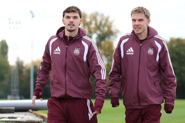 RSC Anderlecht open training 21 10 NEERPEDE, BELGIUM - OCTOBER 21 : Players of RSC Anderlecht during an open training pictured on October 21, 2026 in Neerpede, Belgium, 21 10 2026 Neerpede Belgium  Copyright: xXpix