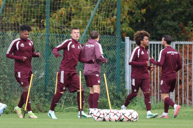 RSC Anderlecht open training 21 10 NEERPEDE, BELGIUM - OCTOBER 21 : Players of RSC Anderlecht during an open training pictured on October 21, 2026 in Neerpede, Belgium, 21 10 2026 Neerpede Belgium  Copyright: xXpix
