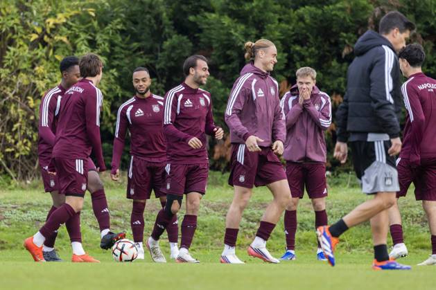 RSC Anderlecht open training 21 10 NEERPEDE, BELGIUM - OCTOBER 21 : Players of RSC Anderlecht during an open training pictured on October 21, 2026 in Neerpede, Belgium, 21 10 2026 Neerpede Belgium  Copyright: xXpix