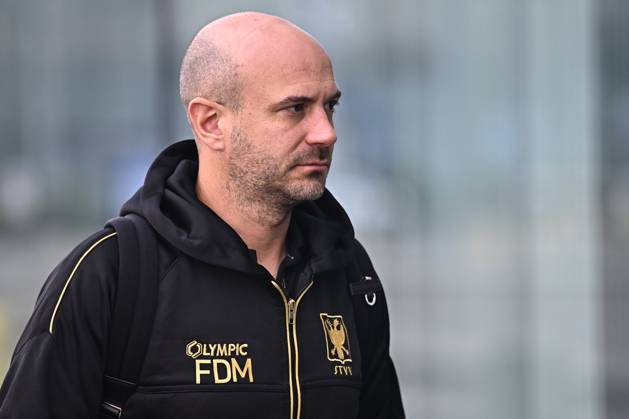 FC Midtjylland v Sint-Truidense VV - UEFA Conference League Media Activities 21 10 2026 LIEGE, BELGIUM - OCTOBER 21 : De Meyer Frederic head coach of Sint-Truidense VV pictured at the Liege airport before departure for the UEFA Conference League 2026 27 League Phase matchday 2 match between FC Midtjylland and Sint-Truidense VV on October 21, 2026 in Liege, Belgium, 21 10 2026 Liege Belgium Copyright: xTomasxSiskx