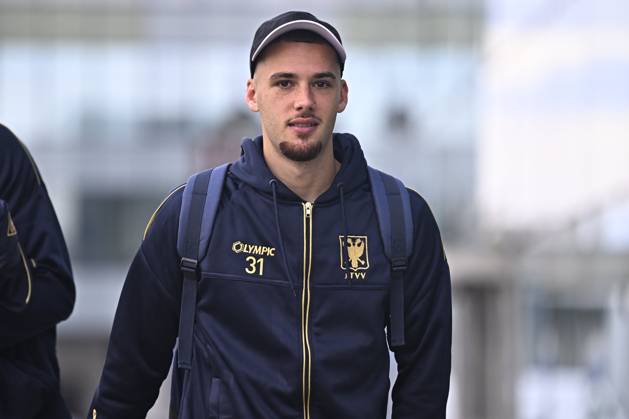 FC Midtjylland v Sint-Truidense VV - UEFA Conference League Media Activities 21 10 2026 LIEGE, BELGIUM - OCTOBER 21 : Benachour Illyes midfielder of Sint-Truidense VV pictured at the Liege airport before departure for the UEFA Conference League 2026 27 League Phase matchday 2 match between FC Midtjylland and Sint-Truidense VV on October 21, 2026 in Liege, Belgium, 21 10 2026 Liege Belgium Copyright: xTomasxSiskx