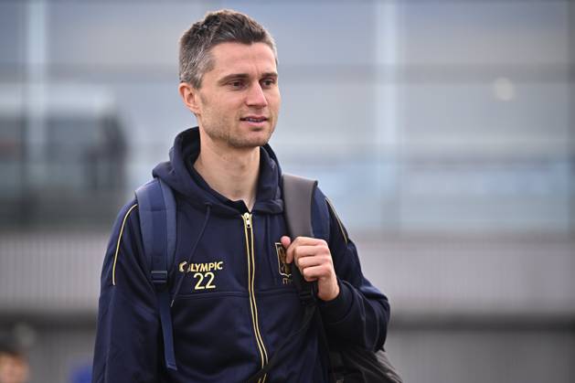 FC Midtjylland v Sint-Truidense VV - UEFA Conference League Media Activities 21 10 2026 LIEGE, BELGIUM - OCTOBER 21 : Janssens Wolke defender of Sint-Truidense VV pictured at the Liege airport before departure for the UEFA Conference League 2026 27 League Phase matchday 2 match between FC Midtjylland and Sint-Truidense VV on October 21, 2026 in Liege, Belgium, 21 10 2026 Liege Belgium Copyright: xTomasxSiskx