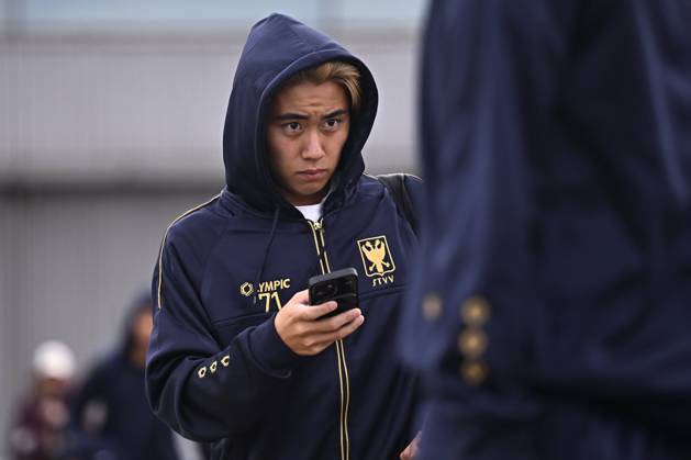 FC Midtjylland v Sint-Truidense VV - UEFA Conference League Media Activities 21 10 2026 LIEGE, BELGIUM - OCTOBER 21 : Araki Ryotaro midfielder of Sint-Truidense VV pictured at the Liege airport before departure for the UEFA Conference League 2026 27 League Phase matchday 2 match between FC Midtjylland and Sint-Truidense VV on October 21, 2026 in Liege, Belgium, 21 10 2026 Liege Belgium Copyright: xTomasxSiskx