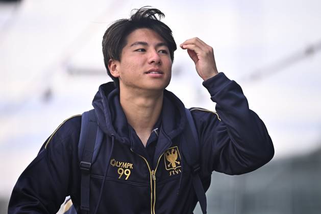 FC Midtjylland v Sint-Truidense VV - UEFA Conference League Media Activities 21 10 2026 LIEGE, BELGIUM - OCTOBER 21 : Shinkawa Shion forward of Sint-Truidense VV pictured at the Liege airport before departure for the UEFA Conference League 2026 27 League Phase matchday 2 match between FC Midtjylland and Sint-Truidense VV on October 21, 2026 in Liege, Belgium, 21 10 2026 Liege Belgium Copyright: xTomasxSiskx