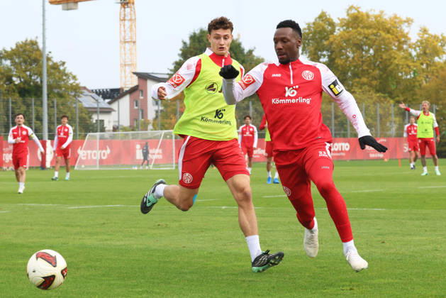 ERIC MARTEL, SHERALDO BECKER TRAINING 1. FSV MAINZ 05 MAINZ