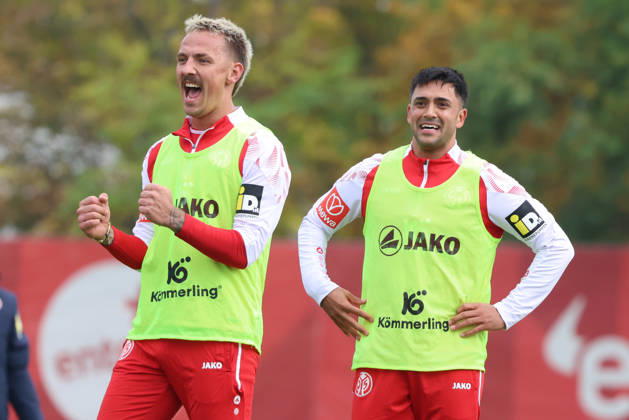 PHILLIP TIETZ, NADIEM AMIRI TRAINING 1. FSV MAINZ 05 MAINZ