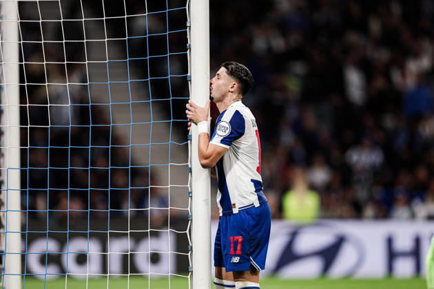 FC Porto v PSV Eindhoven - UEFA Champions League 2026 27 League Phase MD3 Borja Sainz of FC Porto is in action during the UEFA Champions League 2026 27 League Phase Matchday 3 match between FC Porto and PSV at Estadio do Dragao in Porto, Portugal, on October 20, 2026. porto Porto Portugal Copyright: xLuisxEirasx originalFilename:eiras-uefacham261020_np7pR
