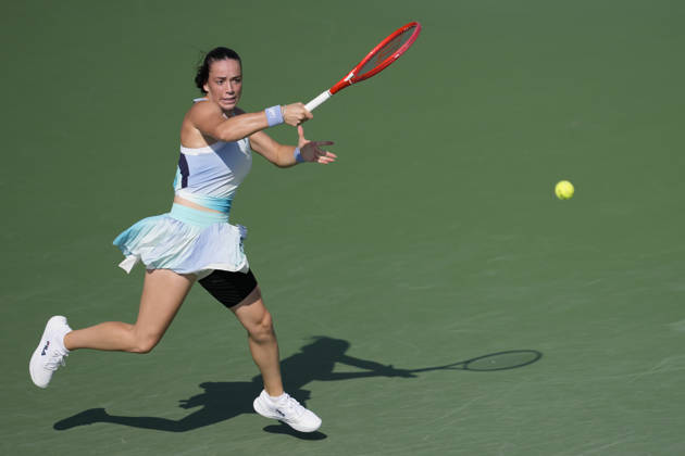 WTA, Tennis Damen Kinoshita Group Japan Open - Day 3 Tereza Valentova of the Czech Republic plays during her round of 16 singles match against Lilli Tagger of Austria at the 2026 Kinoshita Group Japan Open Women s tennis tournament at Utsubo Tennis Center in Osaka, Japan, on October 21, 2026. Osaka Japan  Copyright: xOwenxHammondx originalFilename:hammond-2026kino261021_npbkN.jpg