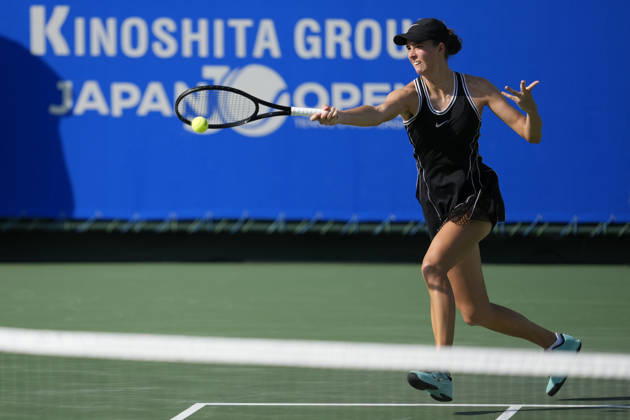 WTA, Tennis Damen Kinoshita Group Japan Open - Day 3 Lilli Tagger of Austria competes in her round of 16 singles match against Tereza Valentova of the Czech Republic at the 2026 Kinoshita Group Japan Open Women s tennis tournament at the Utsubo Tennis Center in Osaka, Japan, on October 21, 2026. Osaka Japan  Copyright: xOwenxHammondx originalFilename:hammond-2026kino261021_npiCr.jpg