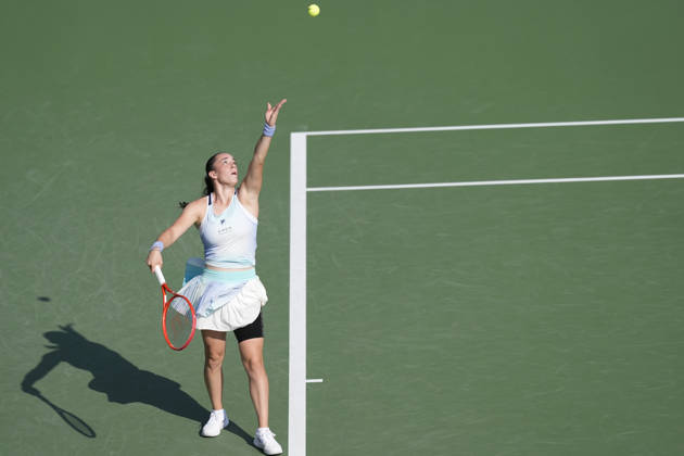 WTA, Tennis Damen Kinoshita Group Japan Open - Day 3 Tereza Valentova of the Czech Republic plays in action during her round of 16 singles match against Lilli Tagger of Austria at the 2026 Kinoshita Group Japan Open Women s tennis tournament at Utsubo Tennis Center in Osaka, Japan, on October 21, 2026. Osaka Japan  Copyright: xOwenxHammondx originalFilename:hammond-2026kino261021_npKGg.jpg
