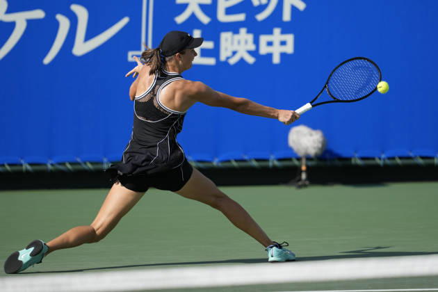 WTA, Tennis Damen Kinoshita Group Japan Open - Day 3 Lilli Tagger of Austria plays Tereza Valentova of the Czech Republic during their round of 16 singles match at the 2026 Kinoshita Group Japan Open Women s tennis tournament at Utsubo Tennis Center in Osaka, Japan, on October 21, 2026. Osaka Japan  Copyright: xOwenxHammondx originalFilename:hammond-2026kino261021_npNPw.jpg