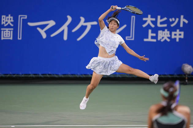 WTA, Tennis Damen Kinoshita Group Japan Open - Day 3 Ayano Shimizu of Japan plays with partner Momoko Kobori of Japan during their quarterfinal doubles match against Hao-Ching Chan of Chinese Taipei and Miyu Kato of Japan at the 2026 Kinoshita Group Japan Open Women s tennis tournament at Utsubo Tennis Center in Osaka, Japan, on October 21, 2026. Osaka Japan  Copyright: xOwenxHammondx originalFilename:hammond-2026kino261021_npq00.jpg