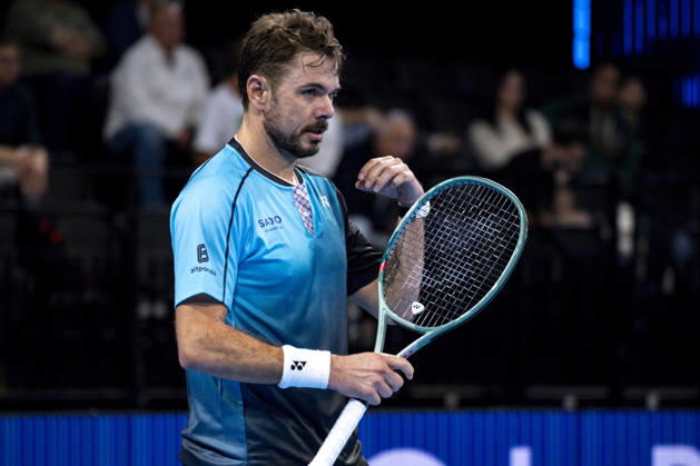 TENNIS : ATP, Tennis Herren 250 - Grand Tennis AURA - Decines (France) 21 10 2026 Stan Wawrinka (SUI) vs Martin Landaluce (ESP) during the tournament of the Auvergne Rhône-Alpes Grand Prix at the LDLC Arena in Décines on October 21, 2026. Photo Sandrine Thesillat PsNewZ  Copyright: xSandrinexTHESILLATx