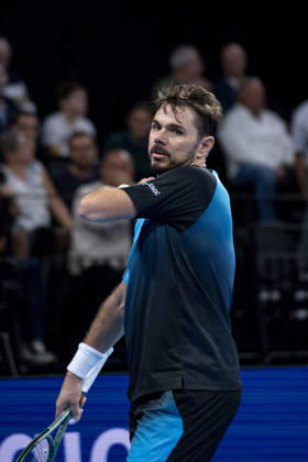 TENNIS : ATP, Tennis Herren 250 - Grand Tennis AURA - Decines (France) 21 10 2026 Stan Wawrinka (SUI) vs Martin Landaluce (ESP) during the tournament of the Auvergne Rhône-Alpes Grand Prix at the LDLC Arena in Décines on October 21, 2026. Photo Sandrine Thesillat PsNewZ  Copyright: xSandrinexTHESILLATx