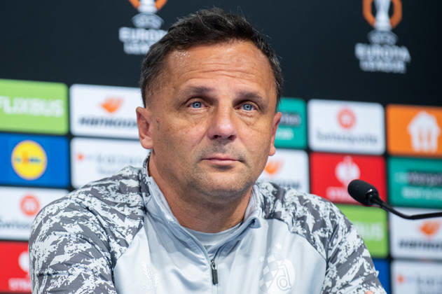 Dinamo Zagreb press and training: UEFA Europa League Head coach of GNK Dinamo Zagreb Mario Kovacevic speak on a press conference, PK, Pressekonferenz at Makismir Stadium on October 21, 2026. in Zagreb, Croatia ahead of UEFA Europa League match between GNK Dinamo Zagreb and N.E.C. Nijmegen.  LukaxAntunac PIXSELL
