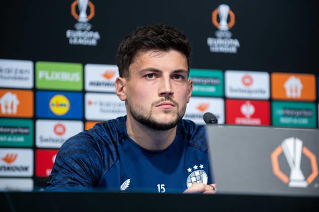 Dinamo Zagreb press and training: UEFA Europa League Niko Galesic of GNK Dinamo Zagreb speak on a press conference, PK, Pressekonferenz at Makismir Stadium on October 21, 2026. in Zagreb, Croatia ahead of UEFA Europa League match between GNK Dinamo Zagreb and N.E.C. Nijmegen.  LukaxAntunac PIXSELL