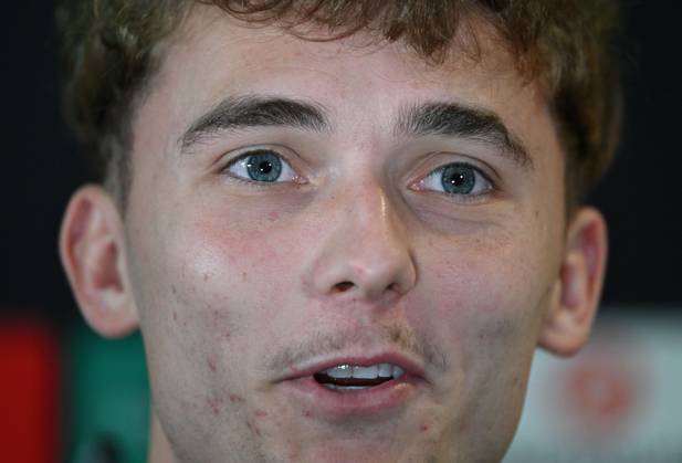 Callum Osmand of Celtic at a press conference, PK, Pressekonferenz Celtic Training, Football, Lennoxtown Training Centre, Glasgow, Scotland, UK - 21 Oct 2026Glasgow Lennoxtown Training Centre Scotland United Kingdom  Copyright: xMarkxRunnacles Shutterstockx 17227769ds