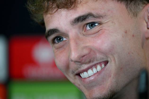 Callum Osmand of Celtic at a press conference, PK, Pressekonferenz Celtic Training, Football, Lennoxtown Training Centre, Glasgow, Scotland, UK - 21 Oct 2026Glasgow Lennoxtown Training Centre Scotland United Kingdom  Copyright: xMarkxRunnacles Shutterstockx 17227769du
