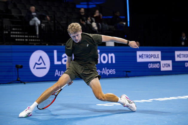TENNIS : ATP, Tennis Herren 250 - Grand Tennis AURA - Decines (France) 21 10 2026 Corentin Moutet (FRA) vs Felix Balshaw (FRA) during the tournament of the Auvergne Rhône-Alpes Grand Prix at the LDLC Arena in Décines on October 21, 2026. Photo Sandrine Thesillat PsNewZ  Copyright: xSandrinexTHESILLATx