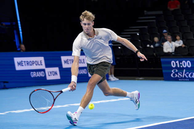 TENNIS : ATP, Tennis Herren 250 - Grand Tennis AURA - Decines (France) 21 10 2026 Corentin Moutet (FRA) vs Felix Balshaw (FRA) during the tournament of the Auvergne Rhône-Alpes Grand Prix at the LDLC Arena in Décines on October 21, 2026. Photo Sandrine Thesillat PsNewZ Copyright: xSandrinexTHESILLATx