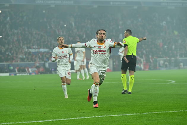 Lille LOSC v Galatasaray - UEFA Champions League LILLE, FRANCE - OCTOBER 21: Yunus Akgun (11) of Galatasaray celebrates after score a goal during the UEFA Champions League first round day 3 football match between Lille LOSC and Galatasaray at the Pierre Mauroy Stadium in Villeneuve-d Ascq, northern France on October 21, 2026 Mustafa Yalcin Anadolu Lille France. Editorial use only. Please get in touch for any other usage.  Copyright: x2026xAnadoluxMustafaxYalcinx