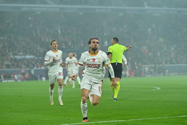 Lille LOSC v Galatasaray - UEFA Champions League LILLE, FRANCE - OCTOBER 21: Yunus Akgun (11) of Galatasaray celebrates after score a goal during the UEFA Champions League first round day 3 football match between Lille LOSC and Galatasaray at the Pierre Mauroy Stadium in Villeneuve-d Ascq, northern France on October 21, 2026 Mustafa Yalcin Anadolu Lille France. Editorial use only. Please get in touch for any other usage.  Copyright: x2026xAnadoluxMustafaxYalcinx
