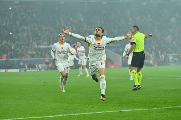 Lille LOSC v Galatasaray - UEFA Champions League LILLE, FRANCE - OCTOBER 21: Yunus Akgun of Galatasaray celebrates after scoring a goal during the UEFA Champions League first round day 3 football match between Lille LOSC and Galatasaray at the Pierre Mauroy Stadium in Villeneuve-d Ascq, northern France on October 21, 2026 Mustafa Yalcin Anadolu Lille France. Editorial use only. Please get in touch for any other usage.  Copyright: x2026xAnadoluxMustafaxYalcinx