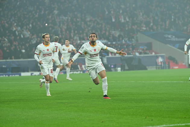 Lille LOSC v Galatasaray - UEFA Champions League LILLE, FRANCE - OCTOBER 21: Yunus Akgun of Galatasaray celebrates after scoring a goal during the UEFA Champions League first round day 3 football match between Lille LOSC and Galatasaray at the Pierre Mauroy Stadium in Villeneuve-d Ascq, northern France on October 21, 2026 Mustafa Yalcin Anadolu Lille France. Editorial use only. Please get in touch for any other usage.  Copyright: x2026xAnadoluxMustafaxYalcinx