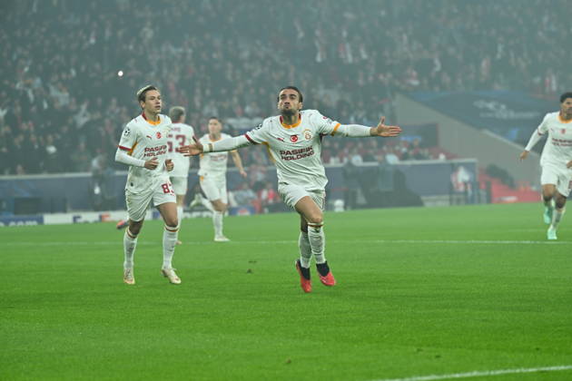 Lille LOSC v Galatasaray - UEFA Champions League LILLE, FRANCE - OCTOBER 21: Yunus Akgun of Galatasaray celebrates after scoring a goal during the UEFA Champions League first round day 3 football match between Lille LOSC and Galatasaray at the Pierre Mauroy Stadium in Villeneuve-d Ascq, northern France on October 21, 2026 Mustafa Yalcin Anadolu Lille France. Editorial use only. Please get in touch for any other usage.  Copyright: x2026xAnadoluxMustafaxYalcinx