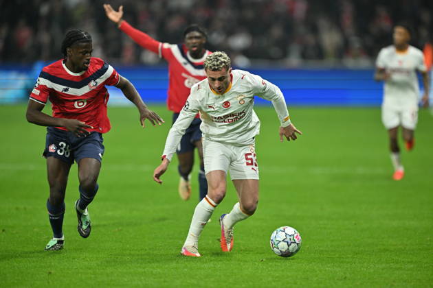 Lille LOSC v Galatasaray - UEFA Champions League LILLE, FRANCE - OCTOBER 21: Baris Alper Yilmaz of Galatasaray competes during UEFA Champions League match between Lille and Galatasaray at Stade Pierre-Mauroy (Pierre Mauroy Stadium) in Lille, France on October 21, 2026. Mustafa Yalcin Anadolu Lille France. Editorial use only. Please get in touch for any other usage.  Copyright: x2026xAnadoluxMustafaxYalcinx