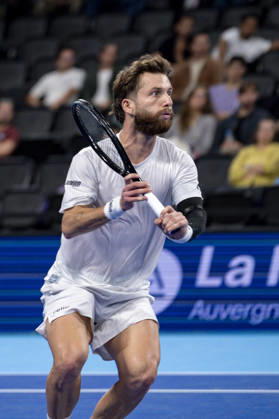 TENNIS : ATP, Tennis Herren 250 - Grand Tennis AURA - Decines (France) 21 10 2026 Corentin Moutet (FRA) vs Felix Balshaw (FRA) during the tournament of the Auvergne Rhône-Alpes Grand Prix at the LDLC Arena in Décines on October 21, 2026. Photo Sandrine Thesillat PsNewZ Copyright: xSandrinexTHESILLATx