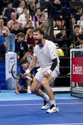 TENNIS : ATP, Tennis Herren 250 - Grand Tennis AURA - Decines (France) 21 10 2026 Corentin Moutet (FRA) vs Felix Balshaw (FRA) during the tournament of the Auvergne Rhône-Alpes Grand Prix at the LDLC Arena in Décines on October 21, 2026. Photo Sandrine Thesillat PsNewZ Copyright: xSandrinexTHESILLATx