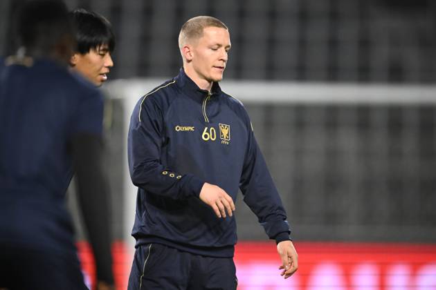 FC Midtjylland v Sint-Truidense VV - UEFA Conference League Media Activities 21 10 2026 HERNING, DENMARK - OCTOBER 21 : Vanwesemael Robert-Jan defender of Sint-Truidense VV pictured during a training session ahead of the UEFA Conference League 2026 27 League Phase matchday 2 match between FC Midtjylland and Sint-Truidense VV on October 21, 2026 in Herning, Denmark, 21 10 2026 Herning Denmark  Copyright: xTomasxSiskx