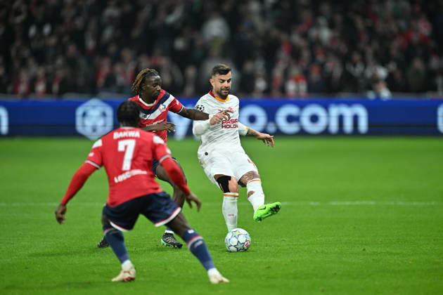 Lille v Galatasaray - UEFA Champions League LILLE, FRANCE - OCTOBER 21: Abdulkerim Bardakci of Galatasaray competes during UEFA Champions League match between Lille and Galatasaray at Stade Pierre-Mauroy (Pierre Mauroy Stadium) in Lille, France on October 21, 2026. Mustafa Yalcin Anadolu Lille France. Editorial use only. Please get in touch for any other usage.  Copyright: x2026xAnadoluxMustafaxYalcinx