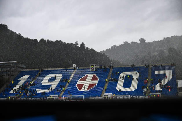 General view of Giuseppe Sinigaglia stadium in Como before the UEFA Champions League stage match Phase MD3 between Calcio Como and Manchester United, ManU Football Club at the Giuseppe Sinigaglia stadium in Como, north Italy - October 21, 2026 - Soccer.  Copyright: xTizianoxBallabio LaPressex