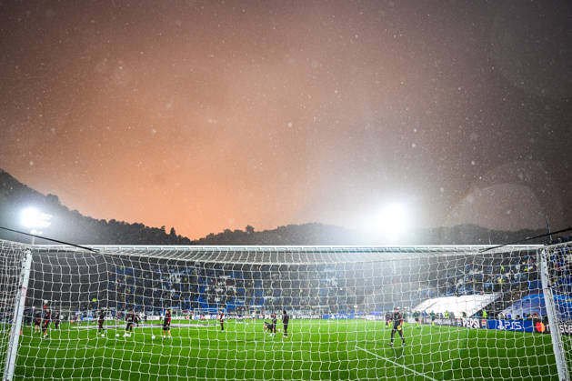 General view of Giuseppe Sinigaglia stadium in Como before the UEFA Champions League stage match Phase MD3 between Calcio Como and Manchester United, ManU Football Club at the Giuseppe Sinigaglia stadium in Como, north Italy - October 21, 2026 - Soccer.  Copyright: xTizianoxBallabio LaPressex