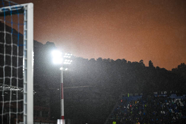 General view of Giuseppe Sinigaglia stadium in Como before the UEFA Champions League stage match Phase MD3 between Calcio Como and Manchester United, ManU Football Club at the Giuseppe Sinigaglia stadium in Como, north Italy - October 21, 2026 - Soccer.  Copyright: xTizianoxBallabio LaPressex