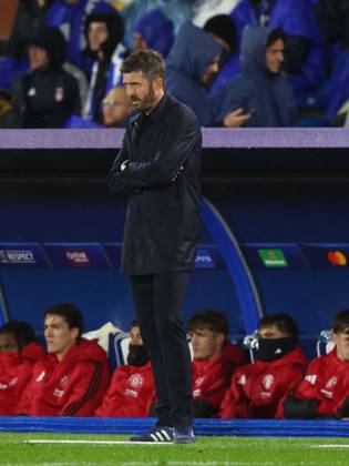 Manchester United, ManU manager Michael Carrick shows a look of dejection Como v Manchester United, UEFA Champions League, Football, Stadio Giuseppe Sinigaglia, Como, Italy - 21 Oct 2026Como Stadio Giuseppe Sinigaglia Italy  Copyright: xKieranxMcManus Shutterstockx 17228238s
