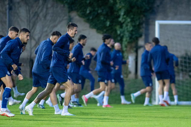 Dinamo Zagreb training session GNK Dinamo Zagreb players attend a training session at Stadion Maksimir in Zagreb, Croatia on October 21, 2026 ahead of the UEFA Europa League League Phase Matchday 3 football match between GNK Dinamo Zagreb and N.E.C. Nijmegen.  LukaxAntunac PIXSELL