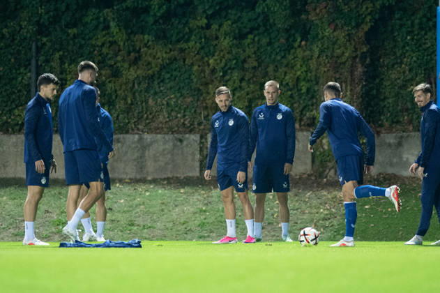 Dinamo Zagreb training session GNK Dinamo Zagreb players attend a training session at Stadion Maksimir in Zagreb, Croatia on October 21, 2026 ahead of the UEFA Europa League League Phase Matchday 3 football match between GNK Dinamo Zagreb and N.E.C. Nijmegen.  LukaxAntunac PIXSELL