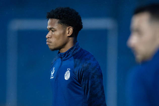 Dinamo Zagreb training session Paul Tabinas during GNK Dinamo Zagreb training session at Stadion Maksimir in Zagreb, Croatia on October 21, 2026 ahead of the UEFA Europa League League Phase Matchday 3 football match between GNK Dinamo Zagreb and N.E.C. Nijmegen.  LukaxAntunac PIXSELL