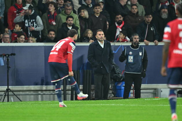 Lille v Galatasaray - UEFA Champions League LILLE, FRANCE - OCTOBER 21: Head coach Okan Buruk of Galatasaray looks on during the UEFA Champions League first round day 3 football match between Lille LOSC and Galatasaray at the Pierre Mauroy Stadium in Villeneuve-d Ascq, northern France on October 21, 2026. Mustafa Yalcin Anadolu Lille France. Editorial use only. Please get in touch for any other usage.  Copyright: x2026xAnadoluxMustafaxYalcinx