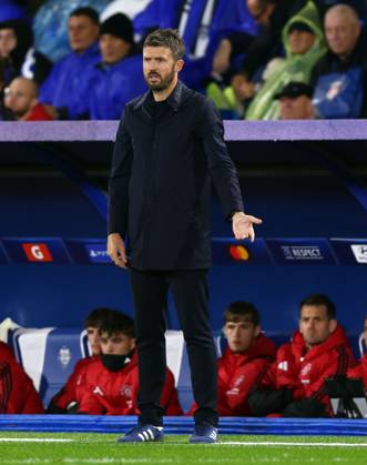 Manchester United, ManU manager Michael Carrick shows a look of dejection Como v Manchester United, UEFA Champions League, Football, Stadio Giuseppe Sinigaglia, Como, Italy - 21 Oct 2026Como Stadio Giuseppe Sinigaglia Italy  Copyright: xKieranxMcManus Shutterstockx 17228238x