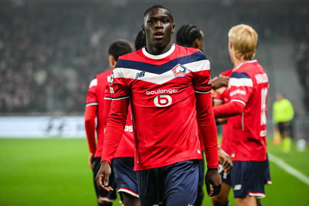 October 21, 2026, Villeneuve-D ascq, France, France: Soriba DIAOUNE of Lille celebrates his goal during the UEFA Champions League, League Phase MD3 match between Lille OSC (LOSC) and Galatasaray SK at Pierre Mauroy Stadium on October 21, 2026 in Villeneuve-d Ascq near Lille, France. Lille OSC V Galatasaray SK - UEFA Champions League  - ZUMAm308 20261021_zsp_m308_008 Copyright: xMatthieuxMirvillex